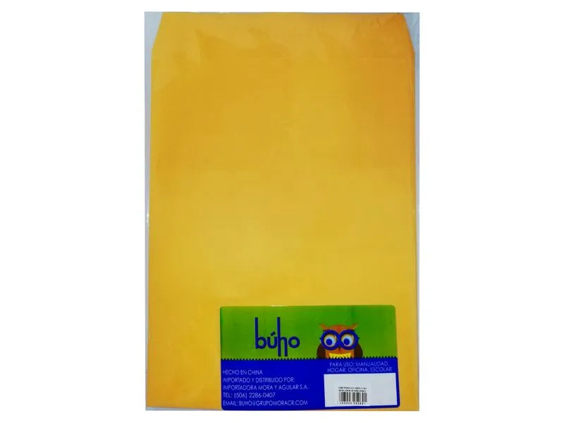 PAQUETE DE SOBRES DE MANILA No.10 TAMAÑO CARTA (50U)