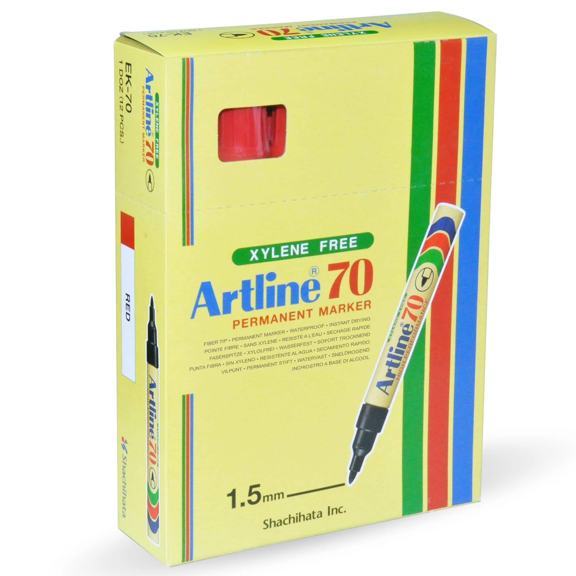 CAJA DE MARCADORES ARTLINE  (12 UNIDADES)
