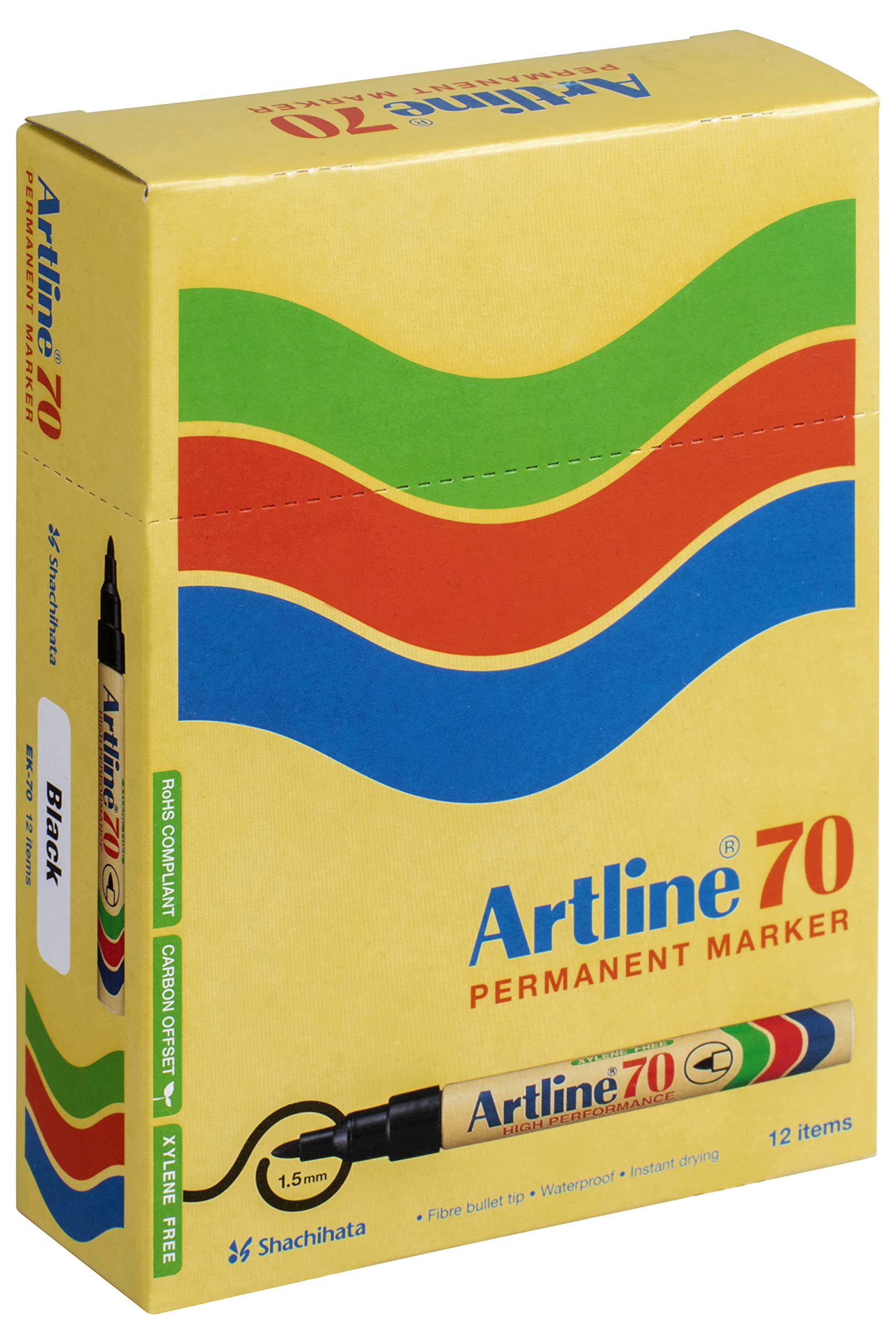 CAJA DE MARCADORES ARTLINE  (12 UNIDADES)