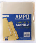 Ampo folder tamaño carta bolsa 100 Unidades