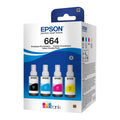 COMBO DE BOTELLAS DE TINTA EPSON 664