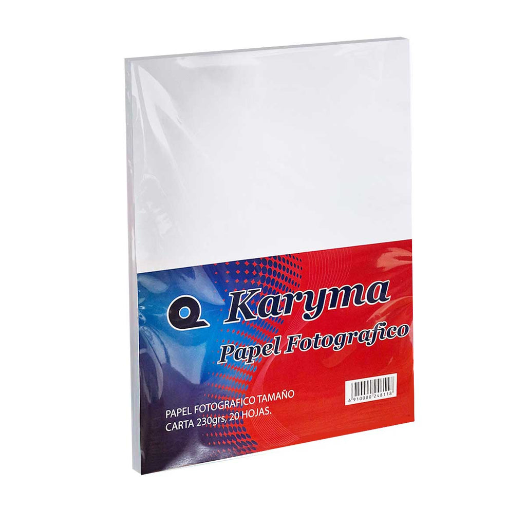 PAPEL FOTOGRAFICO CARTA 230 GM 20H