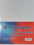 PAPEL FOTOGRAFICO ADHESIVO 25 HOJAS