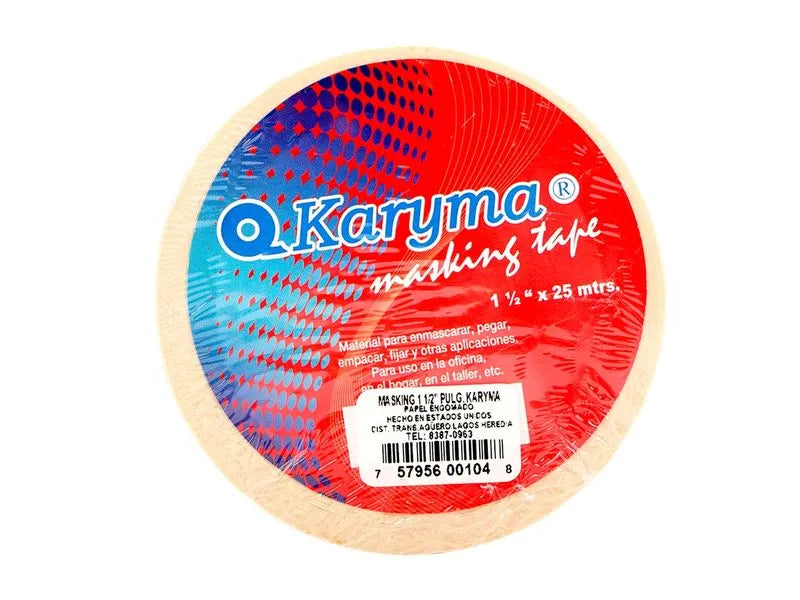 Masking Tape Karyma 1 ½” x 25mts - unidad